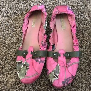 Pink Floral Diesel Shoes